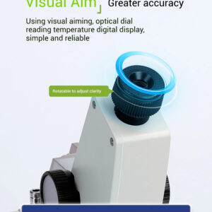 Abbe refractometer laboratory sugar concentration analyzer 2WAJ monocular refractive index Abbe refractometer
