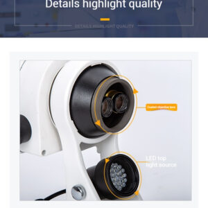 Stereoscopic microscope, binocular high-definition continuous multiple zoom LED light, motherboard welding, mobile phone maintenance - Image 8