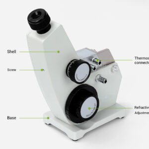 Abbe refractometer laboratory sugar concentration analyzer 2WAJ monocular refractive index Abbe refractometer - Image 6