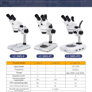 Stereoscopic microscope, binocular high-definition continuous multiple zoom LED light, motherboard welding, mobile phone maintenance - Image 6