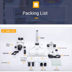 Stereoscopic microscope, binocular high-definition continuous multiple zoom LED light, motherboard welding, mobile phone maintenance - Image 4