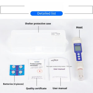 Pen type digital conductivity meter for water hardness and quality testing of aquarium water, portable laboratory testing instrument - Image 19