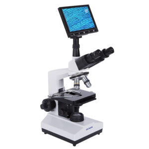 Biology students majoring in biological microscopy laboratory use 1600 times portable QS certified instrument XSP