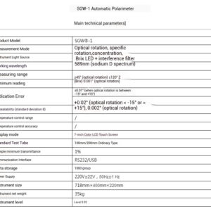 Microcomputer large screen digital temperature control polarimeter - Image 5