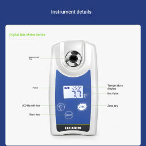 Digital sugar meter, fruit sugar analyzer, sweetness tester, high-precision sugar detector, refractometer - Image 26