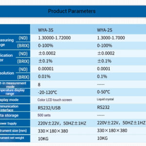 Digital Abbe refractometer WYA-2S laboratory digital sugar concentration refractometer - Image 8