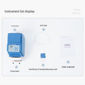Variable speed peristaltic pump laboratory acid and alkali resistant high flow industrial digital display quantitative circulation constant flow pump - Image 20