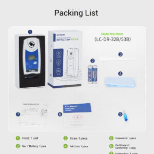 Digital sugar meter, fruit sugar analyzer, sweetness tester, high-precision sugar detector, refractometer - Image 25