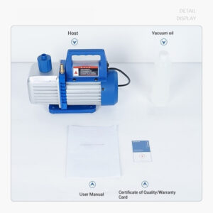 Single and double stage rotary vane vacuum pump 2XZ industrial defoaming laboratory small air conditioning refrigerator oil pump - Image 21