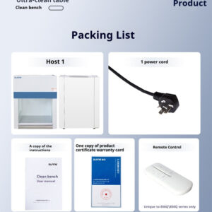 Ultra clean workbench laboratory single double person vertical horizontal dust removal sterile stainless steel cleaning and purification operation table - Image 29