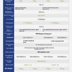 Double layer glass reactor laboratory single-layer high-temperature hydrothermal synthesis reactor - Image 4