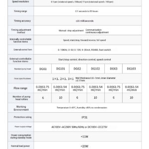 Variable speed peristaltic pump laboratory acid and alkali resistant high flow industrial digital display quantitative circulation constant flow pump - Image 23