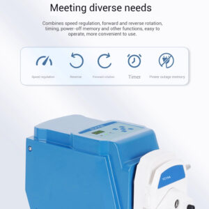 Variable speed peristaltic pump laboratory acid and alkali resistant high flow industrial digital display quantitative circulation constant flow pump - Image 21