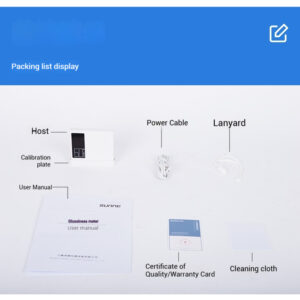 Gloss meter for paint, plastic, and stone ink - Image 8