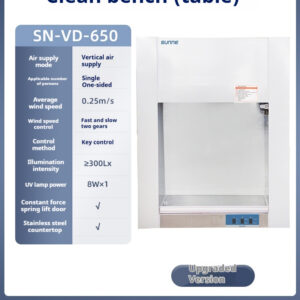 Ultra clean workbench laboratory single double person vertical horizontal dust removal sterile stainless steel cleaning and purification operation table - Image 27