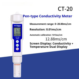 Pen type digital conductivity meter for water hardness and quality testing of aquarium water, portable laboratory testing instrument - Image 6