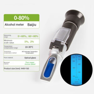 Sugar meter, fruit sugar meter, digital sweetness tester, seawater salinity meter, honey refractometer - Image 15