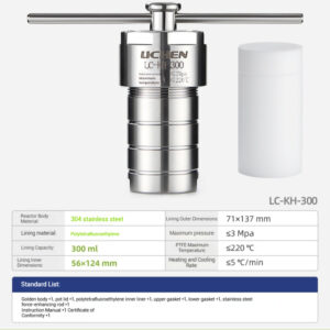 Stainless steel reaction kettle laboratory hydrothermal synthesis explosion-proof high temperature and high pressure dissolution tank PTFE lining - Image 17