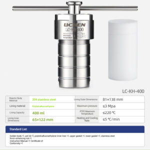Stainless steel reaction kettle laboratory hydrothermal synthesis explosion-proof high temperature and high pressure dissolution tank PTFE lining - Image 18