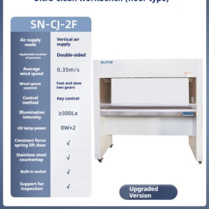 Ultra clean workbench laboratory single double person vertical horizontal dust removal sterile stainless steel cleaning and purification operation table - Image 17