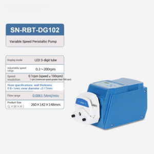 Variable speed peristaltic pump laboratory acid and alkali resistant high flow industrial digital display quantitative circulation constant flow pump - Image 9