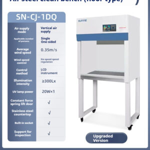 Ultra clean workbench laboratory single double person vertical horizontal dust removal sterile stainless steel cleaning and purification operation table - Image 11