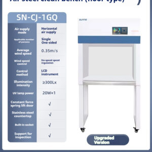 Ultra clean workbench laboratory single double person vertical horizontal dust removal sterile stainless steel cleaning and purification operation table - Image 10