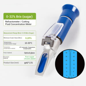 Sugar meter, fruit sugar meter, digital sweetness tester, seawater salinity meter, honey refractometer - Image 7
