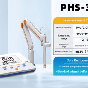 Digital desktop acidity tester, laboratory pH meter, pH measurement PHS-25-3C-3E - Image 11