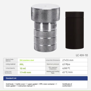 Stainless steel reaction kettle laboratory hydrothermal synthesis explosion-proof high temperature and high pressure dissolution tank PTFE lining - Image 28