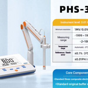 Digital desktop acidity tester, laboratory pH meter, pH measurement PHS-25-3C-3E - Image 10