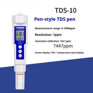 Pen type digital conductivity meter for water hardness and quality testing of aquarium water, portable laboratory testing instrument - Image 4