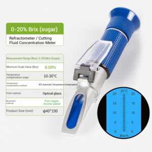 Digital sugar meter, fruit sugar analyzer, sweetness tester, high-precision sugar detector, refractometer - Image 18