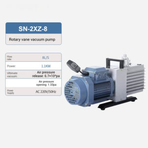 Single and double stage rotary vane vacuum pump 2XZ industrial defoaming laboratory small air conditioning refrigerator oil pump - Image 12