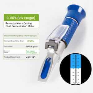 Sugar meter, fruit sugar meter, digital sweetness tester, seawater salinity meter, honey refractometer - Image 9
