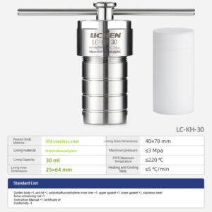 Stainless steel reaction kettle laboratory hydrothermal synthesis explosion-proof high temperature and high pressure dissolution tank PTFE lining - Image 11