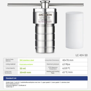 Stainless steel reaction kettle laboratory hydrothermal synthesis explosion-proof high temperature and high pressure dissolution tank PTFE lining - Image 12
