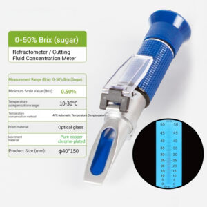 Digital sugar meter, fruit sugar analyzer, sweetness tester, high-precision sugar detector, refractometer - Image 16