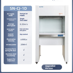 Ultra clean workbench laboratory single double person vertical horizontal dust removal sterile stainless steel cleaning and purification operation table - Image 22