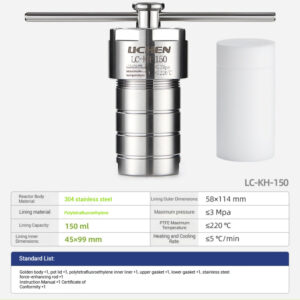 Stainless steel reaction kettle laboratory hydrothermal synthesis explosion-proof high temperature and high pressure dissolution tank PTFE lining - Image 14