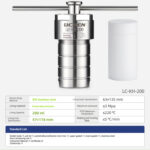 Stainless steel reaction kettle laboratory hydrothermal synthesis explosion-proof high temperature and high pressure dissolution tank PTFE lining - Image 15