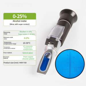 Sugar meter, fruit sugar meter, digital sweetness tester, seawater salinity meter, honey refractometer - Image 14