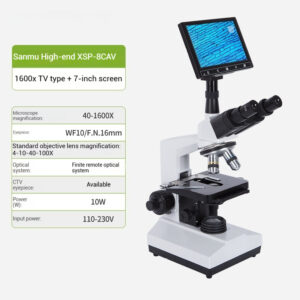Binocular biological microscope, one drop blood detector, blood cells, sperm, mites, high-definition electron microscope - Image 18