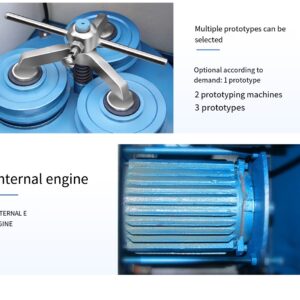 Shanghai Lichen Sealed Sample Grinding Machine GJ100-1 Single Bowl Double Bowl Manganese Steel Laboratory Grinding Machine - Image 3