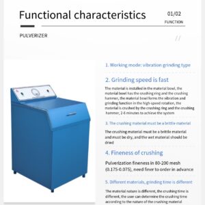 Shanghai Lichen Sealed Sample Grinding Machine GJ100-1 Single Bowl Double Bowl Manganese Steel Laboratory Grinding Machine - Image 4