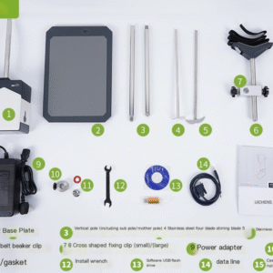 Digital display electric mixer laboratory constant speed small high viscosity mixing top mounted industrial machinery mixer - Image 23