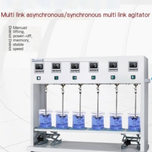 Precision digital electric mixer, timed constant speed laboratory small multi link cantilever mixer - Image 4