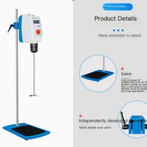 Top mounted electric mixer laboratory small digital high-speed disperser cantilever mixer - Image 3