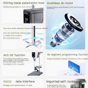 Electric mixer OS series laboratory digital display small industrial overhead mixer disperser - Image 5