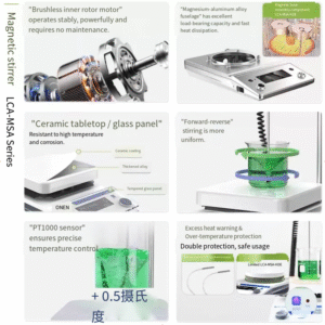 Digital display heating magnetic stirrer laboratory large capacity constant temperature electromagnetic small mini magnetic stirrer - Image 3